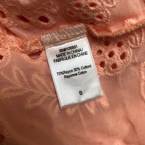 Young Fabulous & Broke Eyelet Kaftan Beach Cover Small NEW - Picture 8 of 10